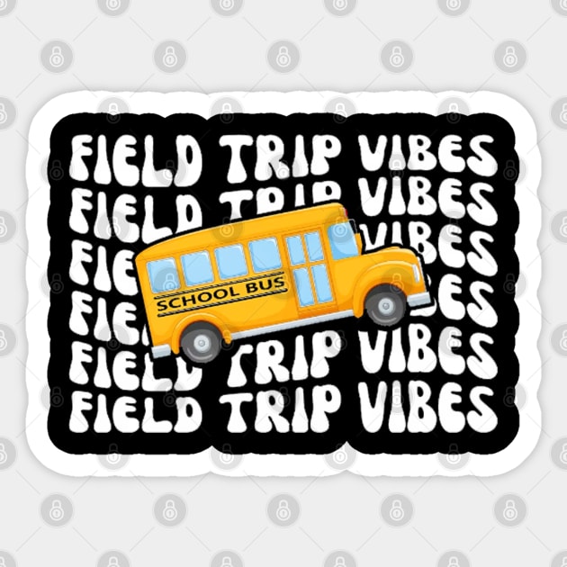 I'm Just Here For The Field Trip 2023 Sticker by lunacreat